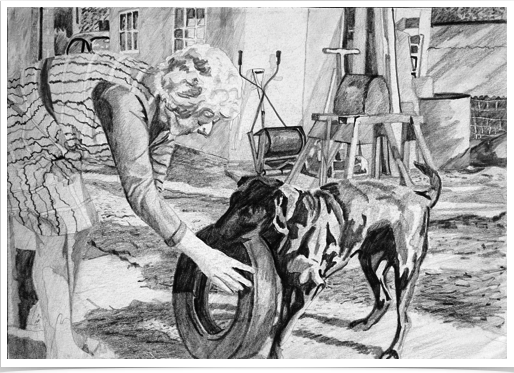 Playtime
pencil on paper
30 x 20 cm Playtime
pencil on paper
30 x 20 cm
